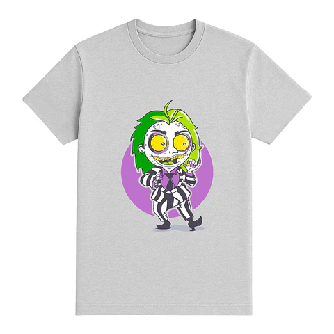 Camiseta friki – Espíritu caótico con sonrisa retorcida