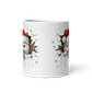 Taza de Navidad - Gatito Blanco con Gorro de Santa Claus - Miniatura 3