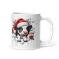 Taza de Navidad - Vaca Tierna con Gorro de Santa Claus - Miniatura 1