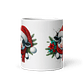 Taza de Navidad - Vaquita con Bufanda Roja y Gorro de Santa Claus - Miniatura 3