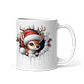 Taza de Navidad - Reno Bebé con Gorro de Santa Claus - Miniatura 1