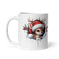Taza de Navidad - Reno Bebé con Gorro de Santa Claus - Miniatura 2