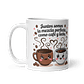 Taza de amor y pareja - Juntos Somos la Mezcla Perfecta, Como Café y Leche - Miniatura 2