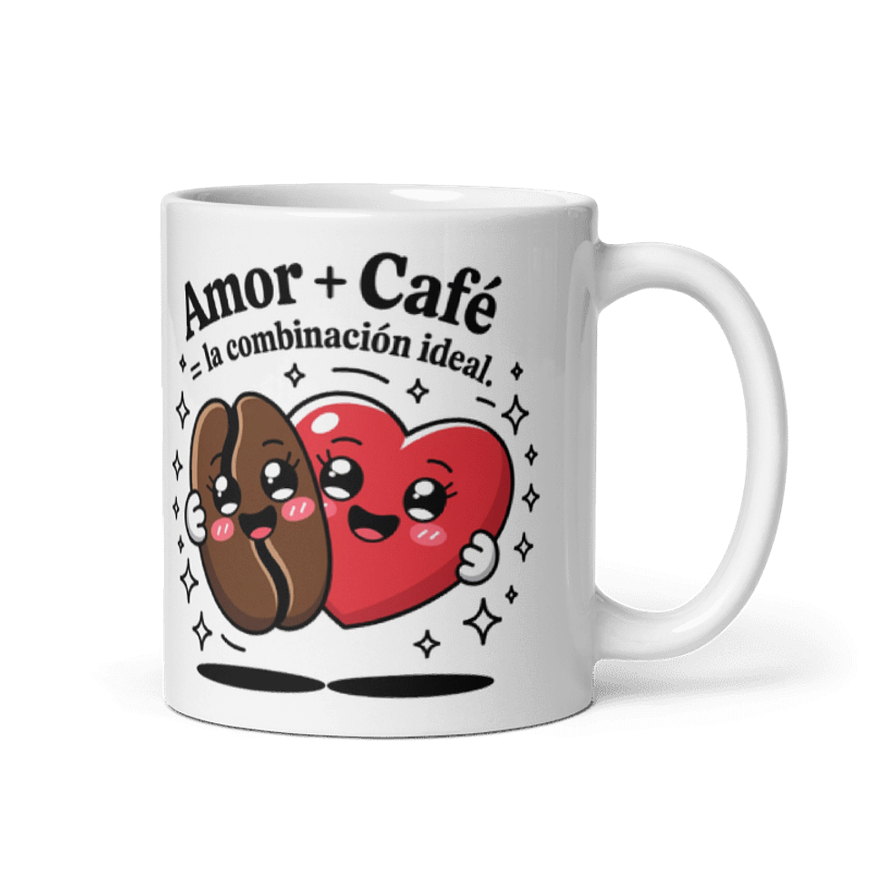 Taza de amor y pareja - Juntos Somos la Mezcla Perfecta, Como Café y Leche 1