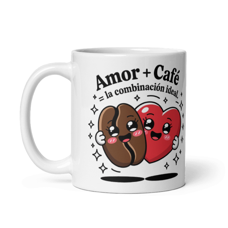 Taza de amor y pareja - Juntos Somos la Mezcla Perfecta, Como Café y Leche 2
