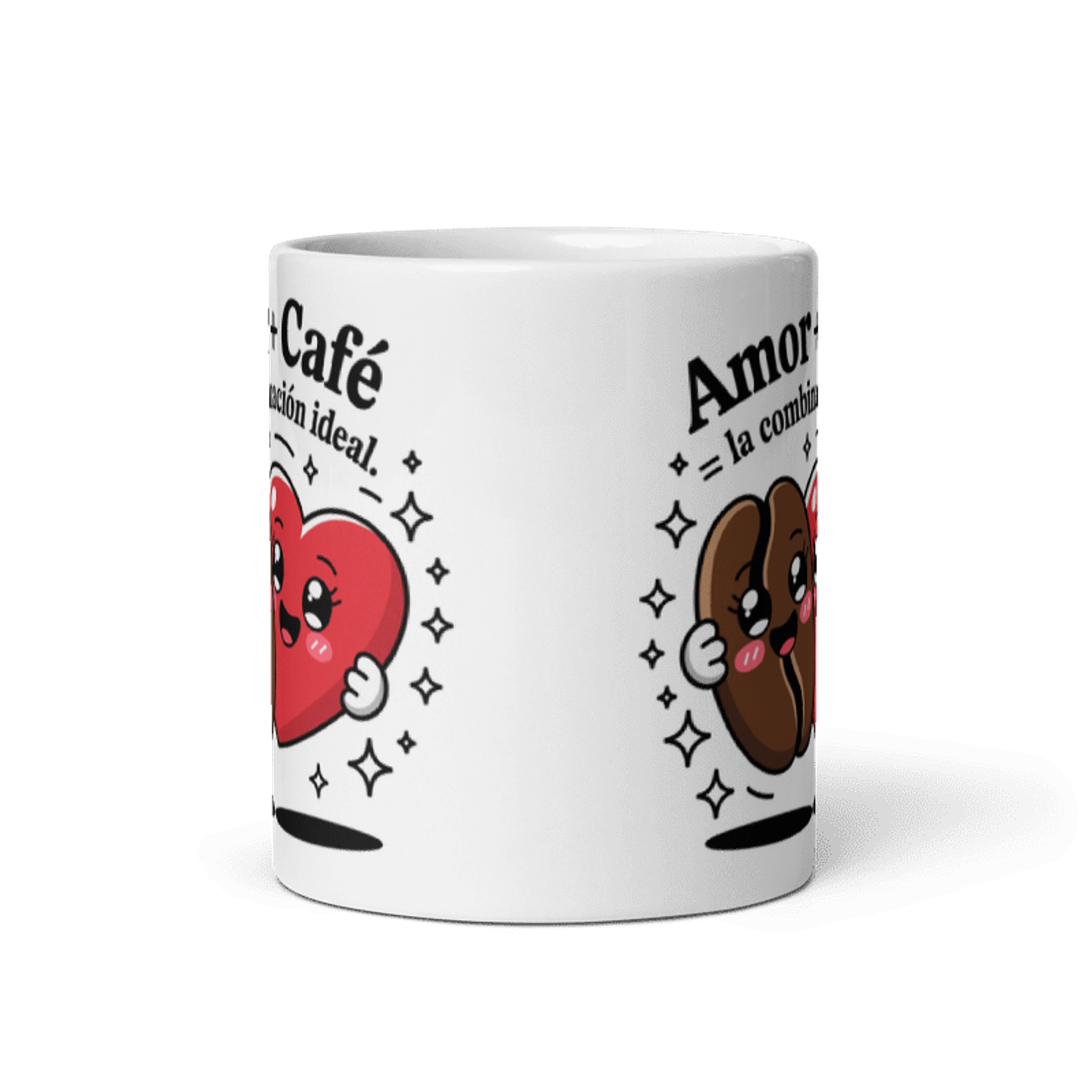 Taza de amor y pareja - Juntos Somos la Mezcla Perfecta, Como Café y Leche 3