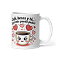 Taza de amor y pareja - Café, besos y tú… ¿qué más puedo pedir? - Miniatura 1