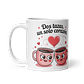 Taza de amor y pareja - Dos tazas, un solo corazón - Miniatura 2