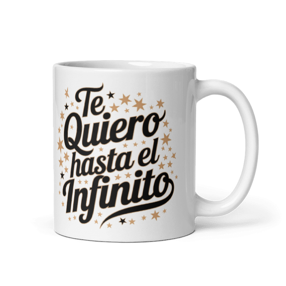 Taza de amor y pareja - Te quiero hasta el infinito 1