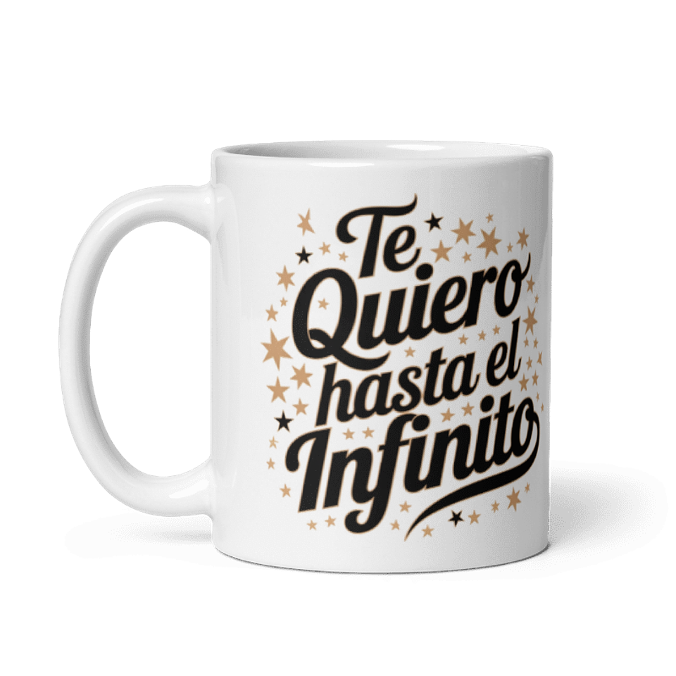 Taza de amor y pareja - Te quiero hasta el infinito 2