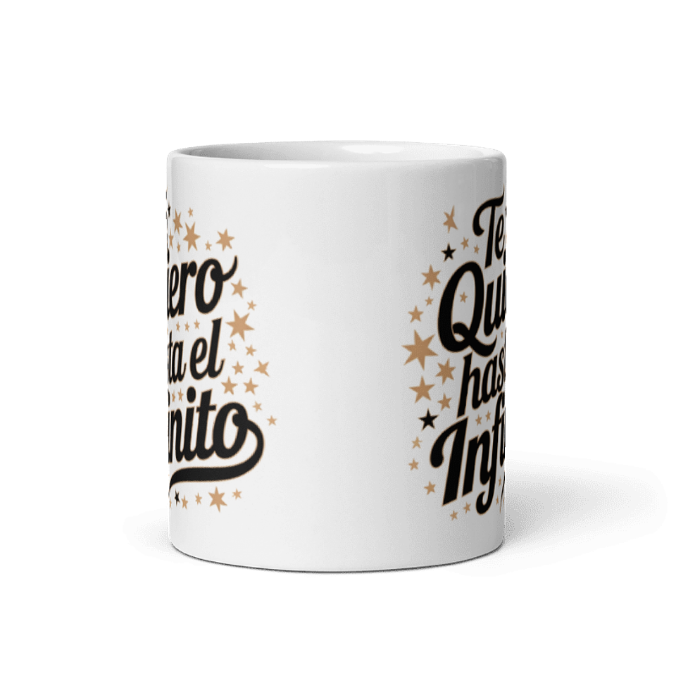 Taza de amor y pareja - Te quiero hasta el infinito 3