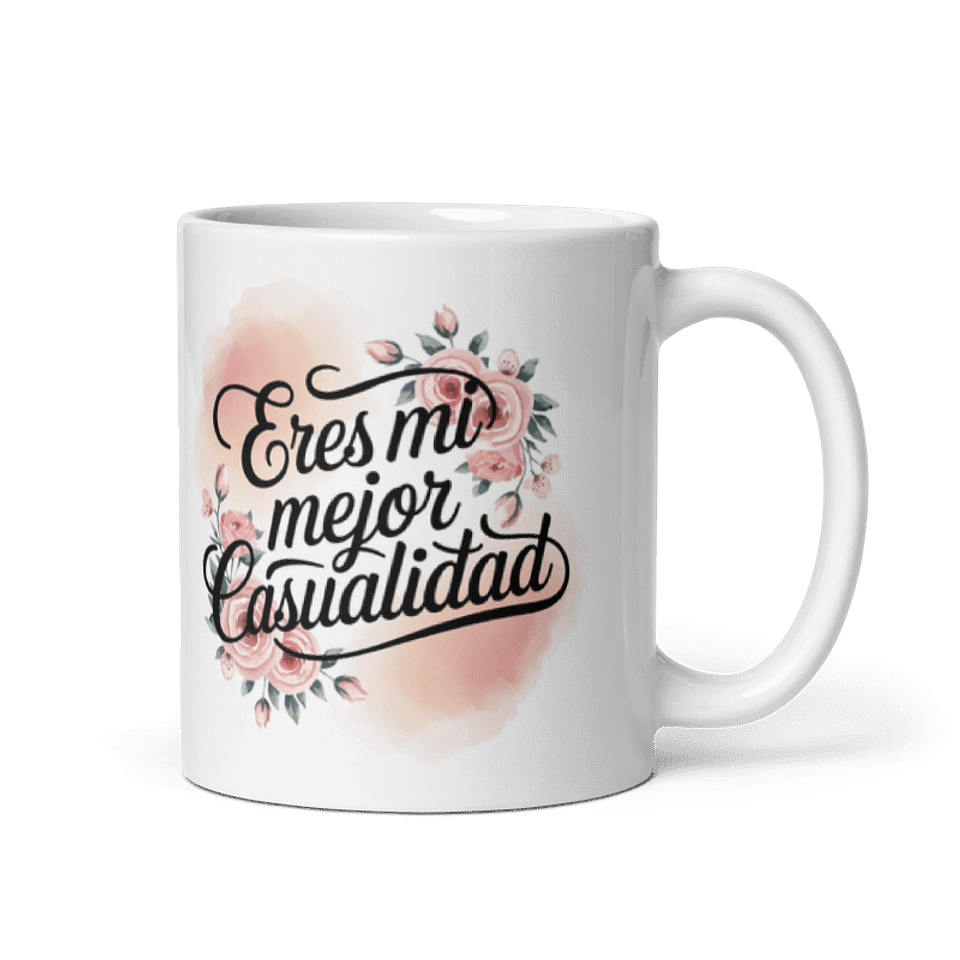 Taza de amor y pareja - Eres mi mejor casualidad 1
