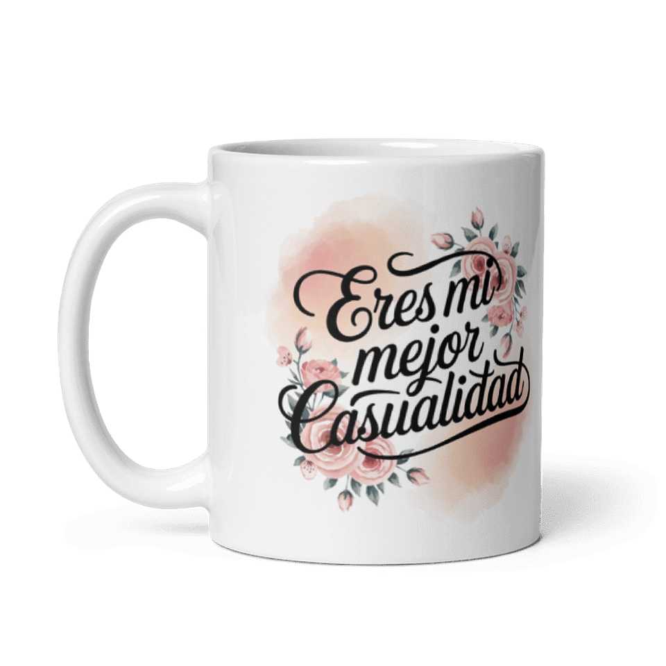 Taza de amor y pareja - Eres mi mejor casualidad 2