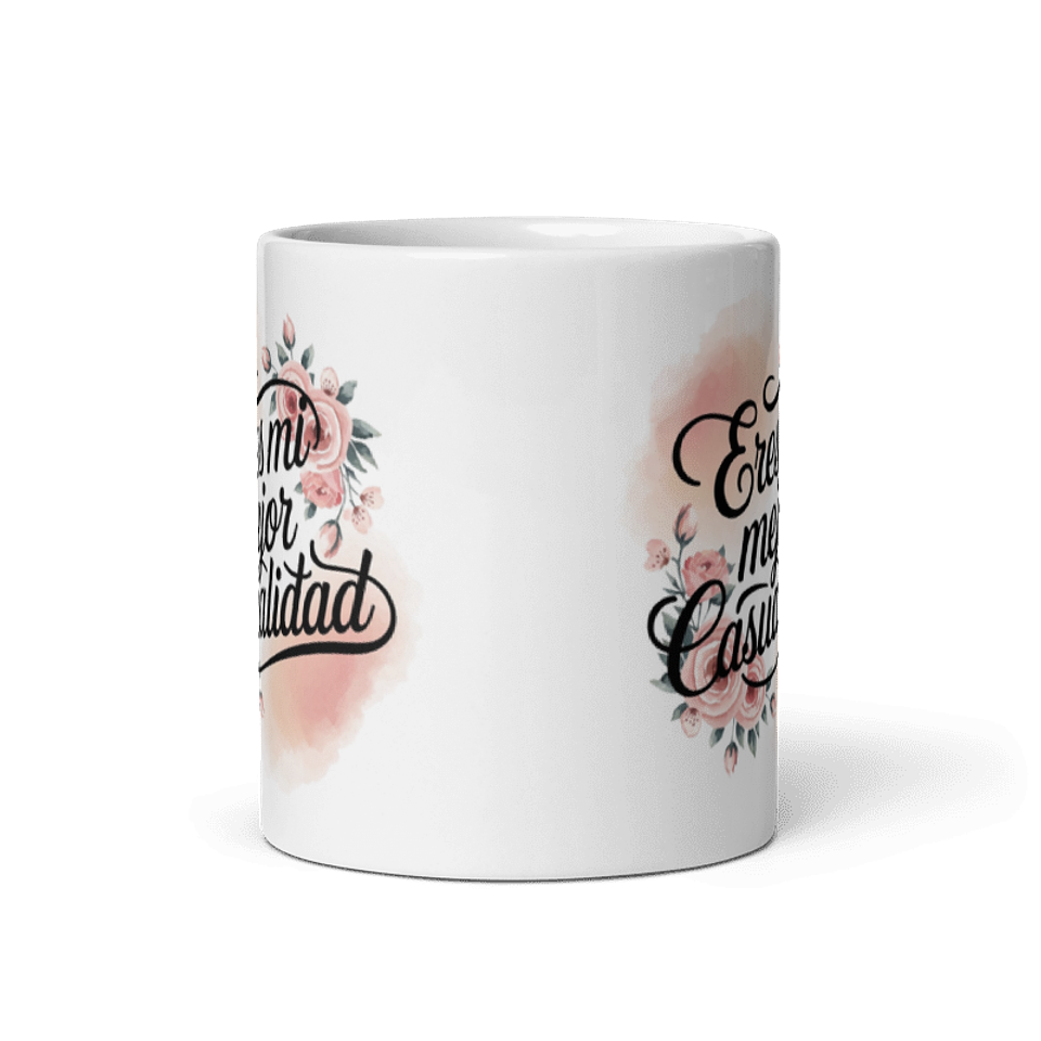 Taza de amor y pareja - Eres mi mejor casualidad 3