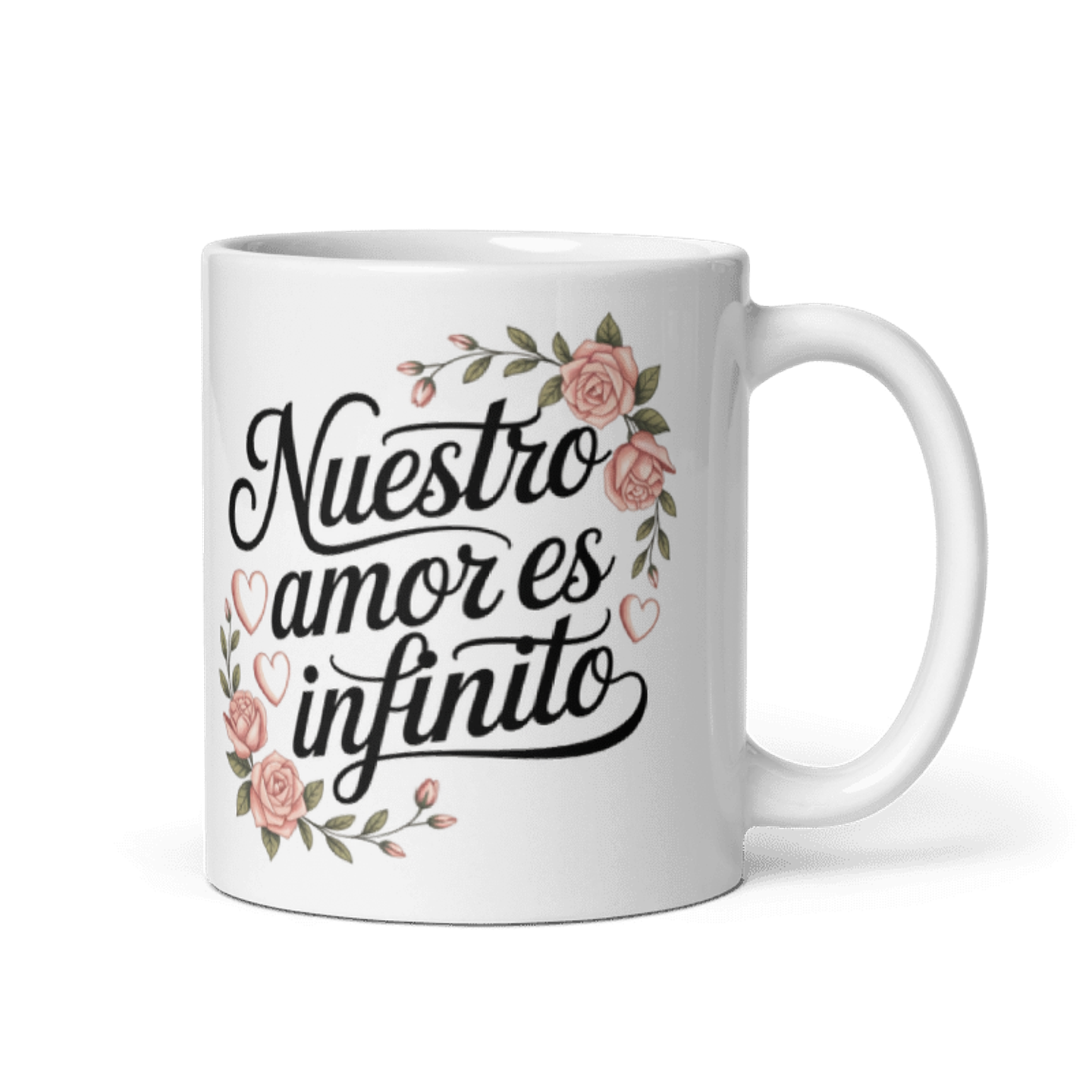 Taza de amor y pareja - Nuestro amor es infinito 1