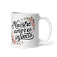 Taza de amor y pareja - Nuestro amor es infinito - Miniatura 1