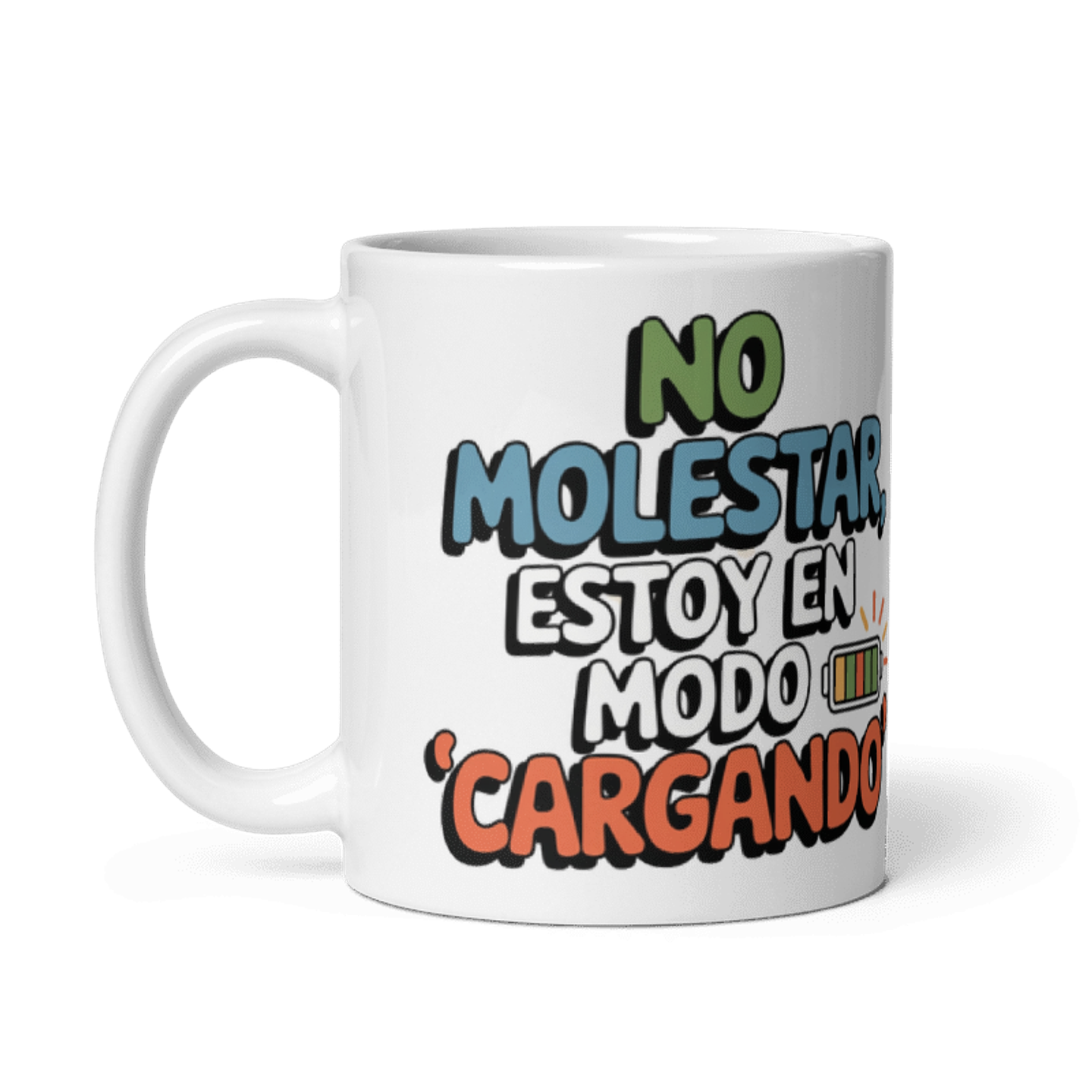 Taza meme - No molestar, estoy en modo cargando 2