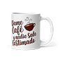 Taza meme - Dame café y nadie sale lastimado - Miniatura 1