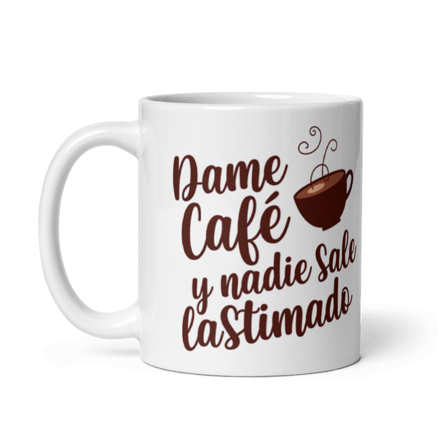 Taza meme - Dame café y nadie sale lastimado 2