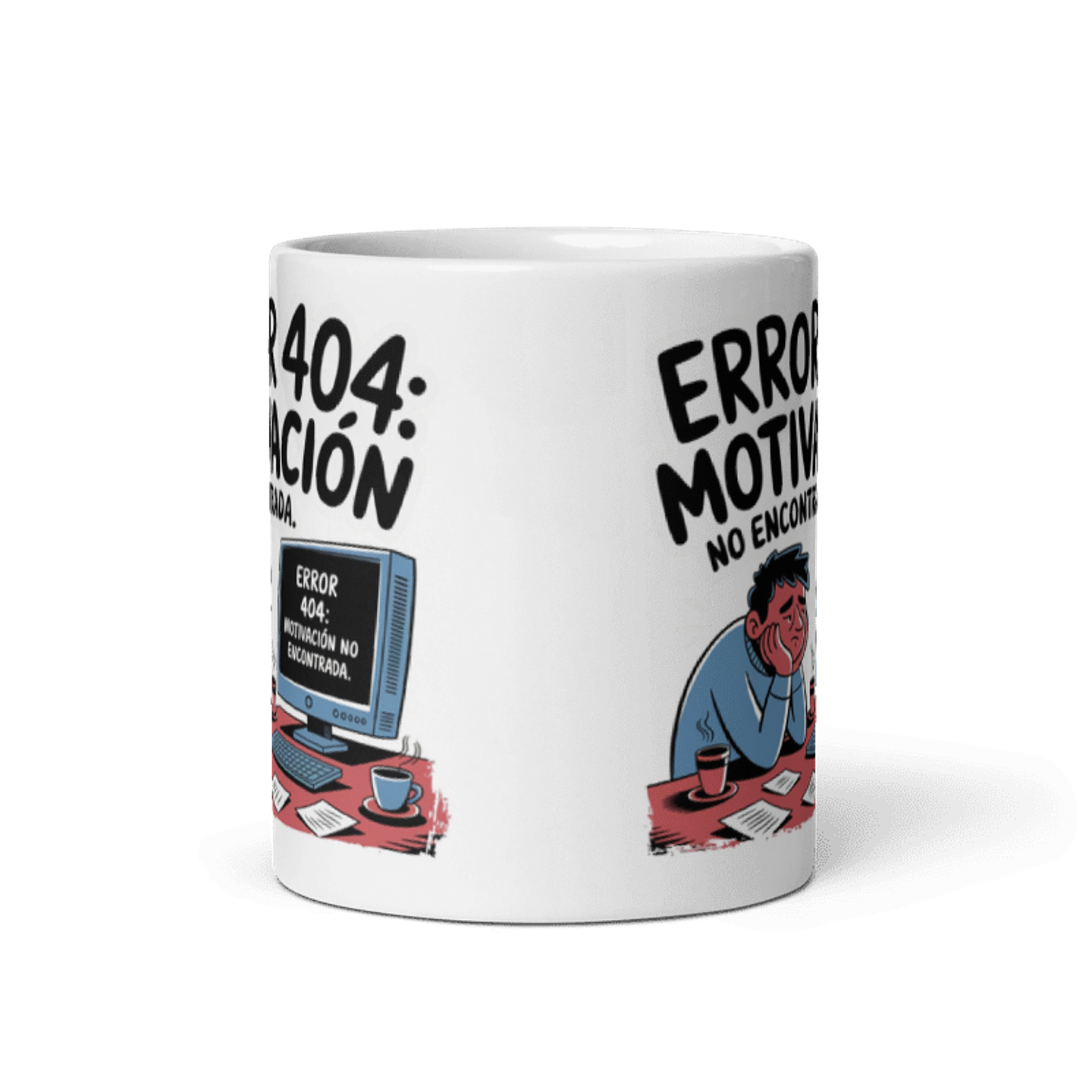 Taza frikis - Error 404: Motivación no encontrada 3