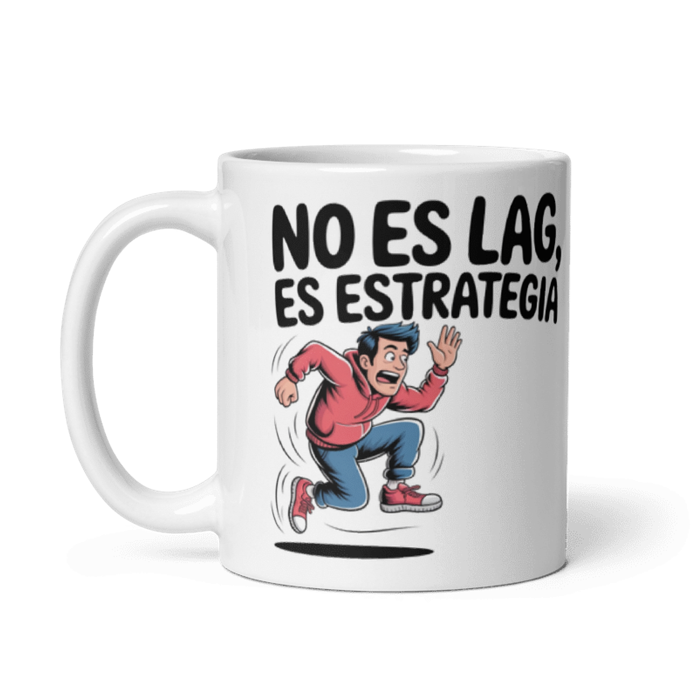 Taza frikis - No es lag, es estrategia 2