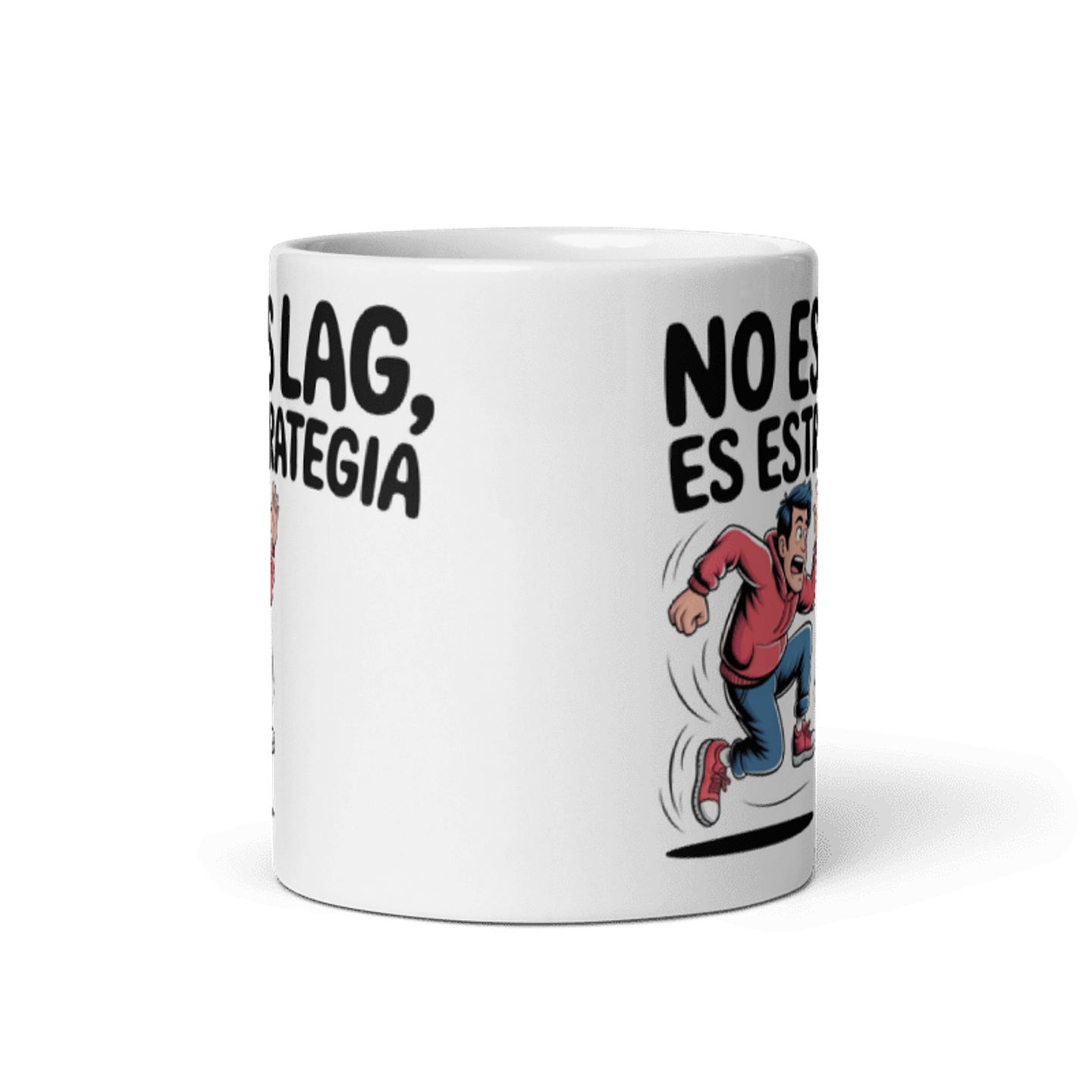 Taza frikis - No es lag, es estrategia 3