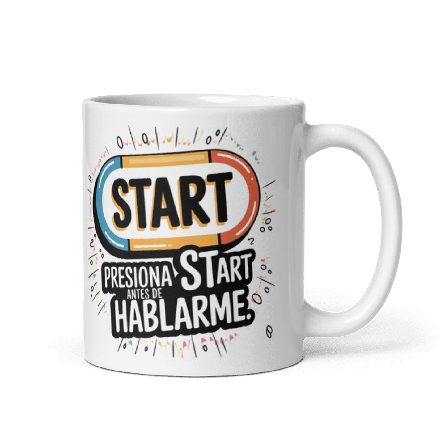 Taza frikis - Presiona Start antes de hablarme 1