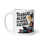 Taza frikis - Trabajo mejor en modo oscuro - Miniatura 2