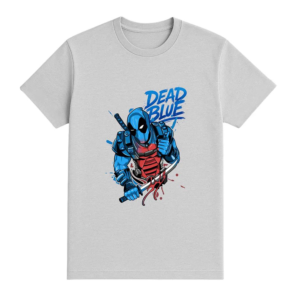 Camiseta friki – Dead Blue, el caos en azul 1