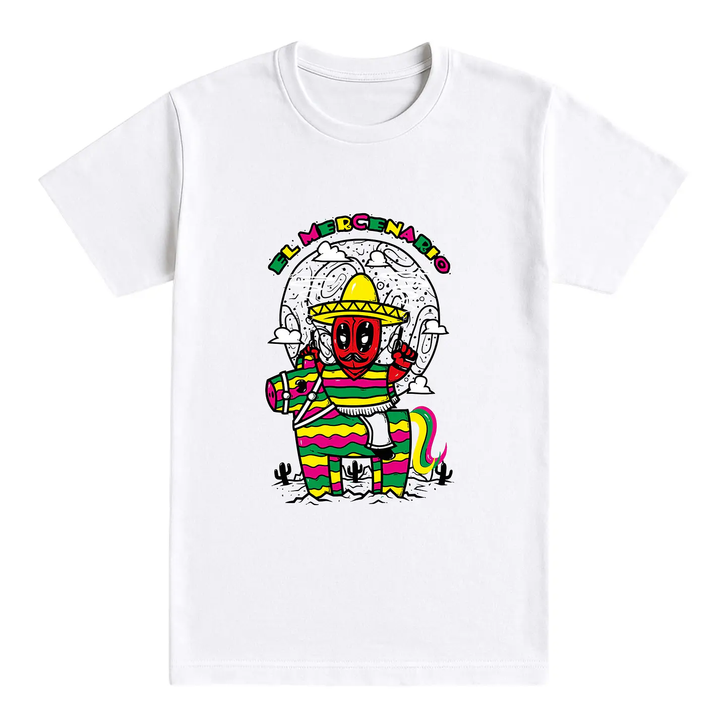 Camiseta friki – El mercenario más fiestero 1