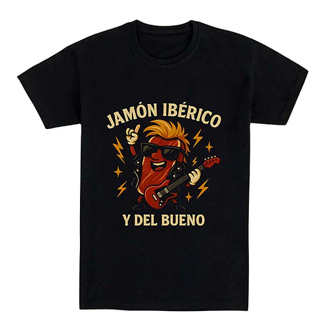 Camiseta graciosa – Jamón Ibérico Rockero y del bueno