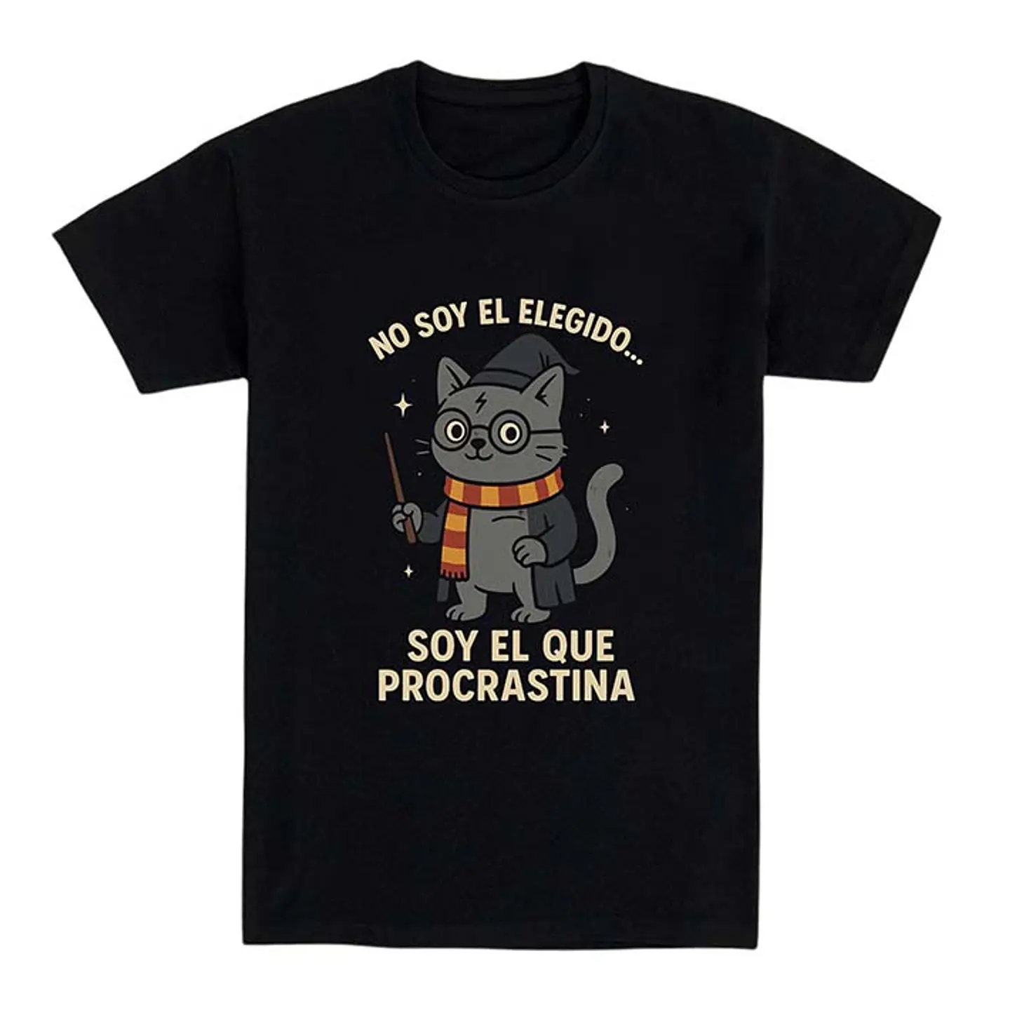 Camiseta graciosa – No soy el elegido, soy el que procrastina 1