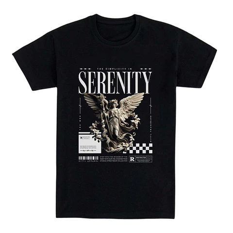 Camiseta streetwear – Serenity Angel