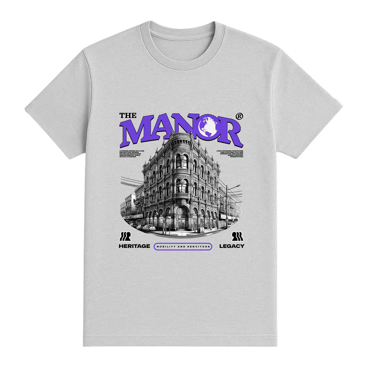 Camiseta streetwear – The Manor Legacy 1