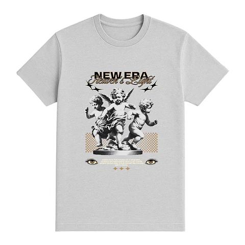 Camiseta streetwear – New Era: Heaven & Light