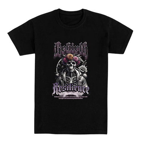 Camiseta streetwear – Rebirth & Resilience