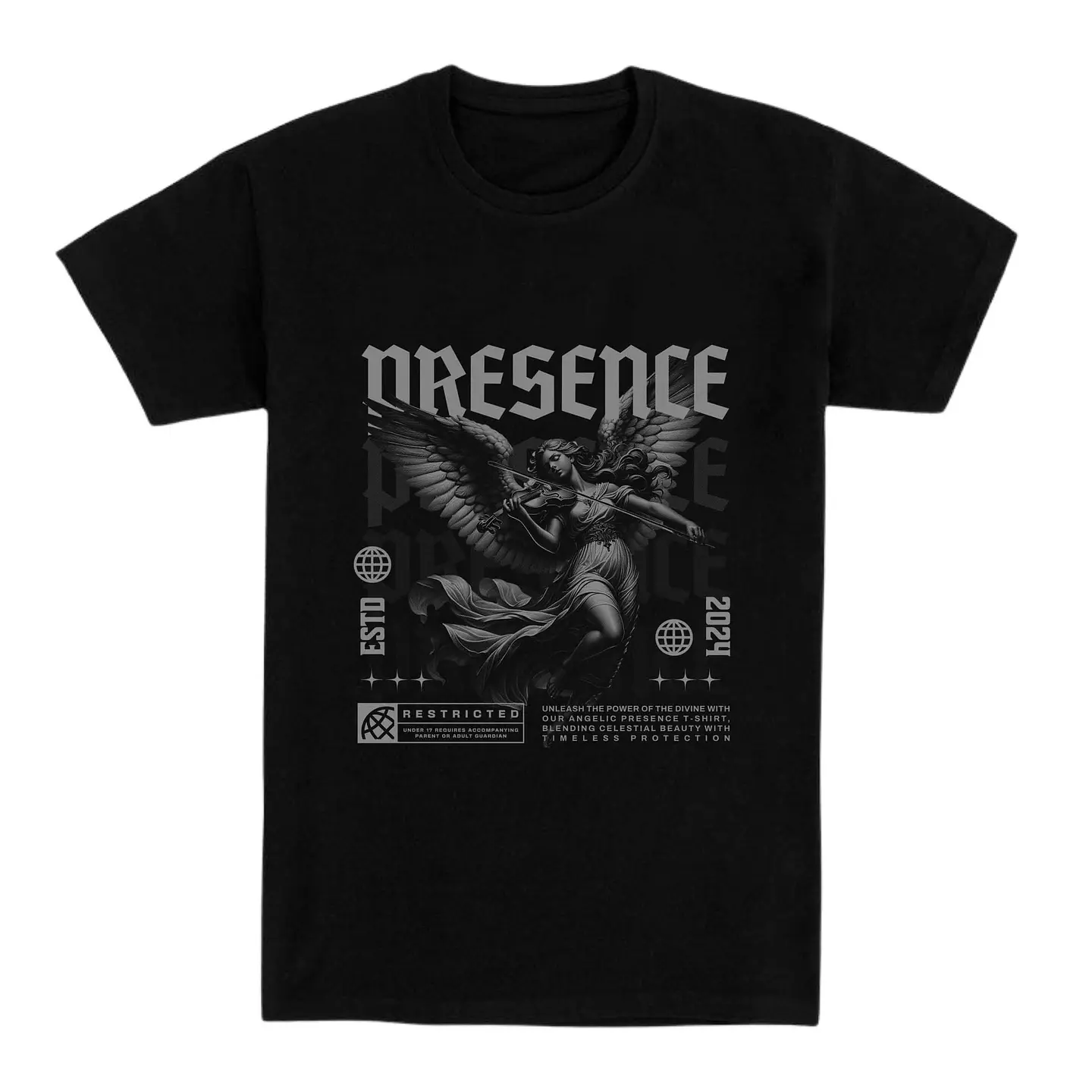 Camiseta streetwear – Angelic Presence 1