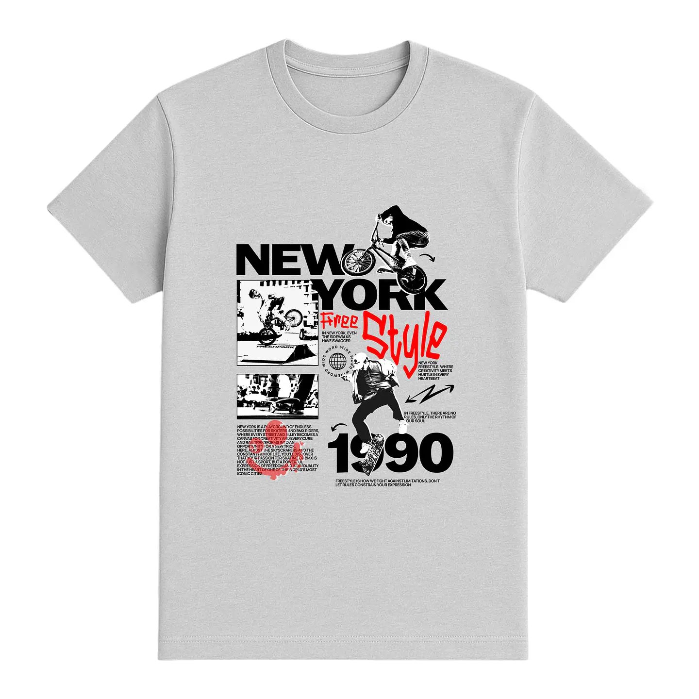 Camiseta streetwear – New York Freestyle 1990 1