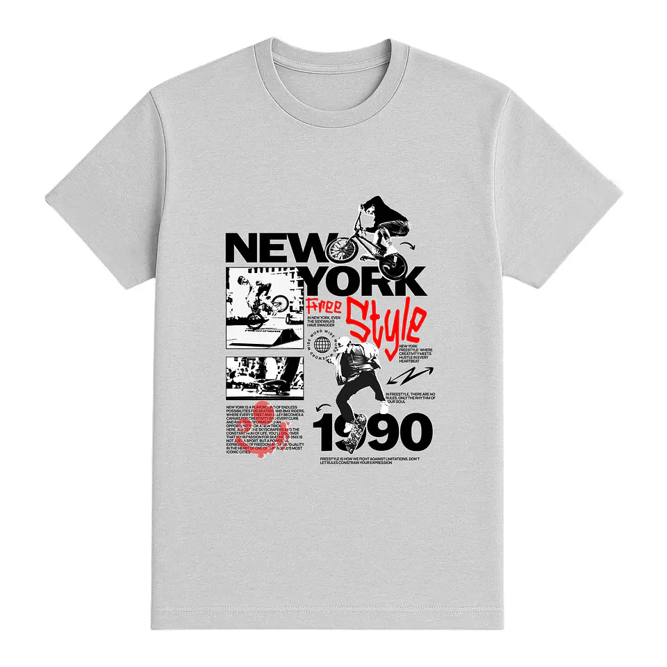 Camiseta streetwear – New York Freestyle 1990 1