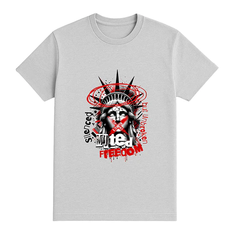 Camiseta streetwear – Silenced Liberty