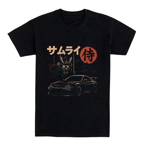Camiseta coches – Espíritu Samurái al Volante