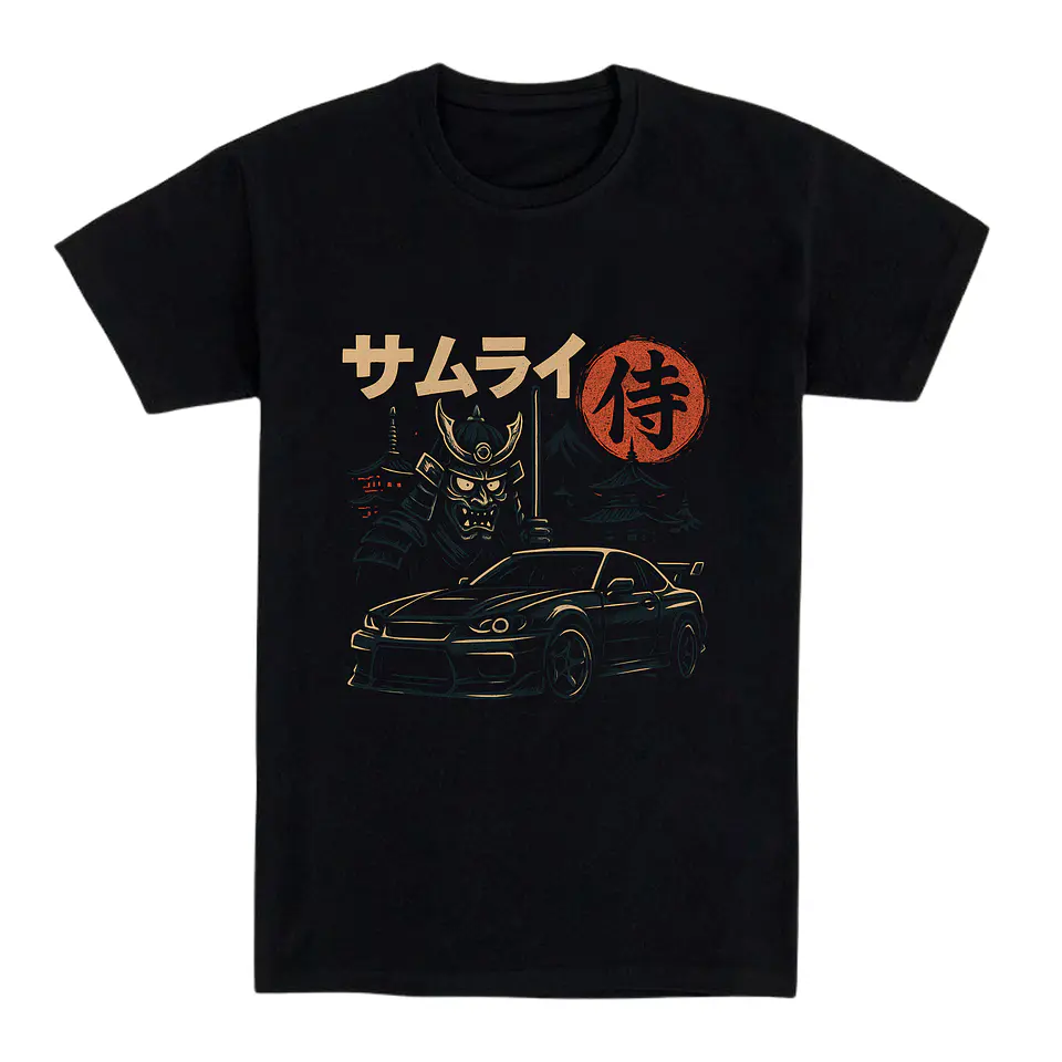 Camiseta coches – Espíritu Samurái al Volante 1