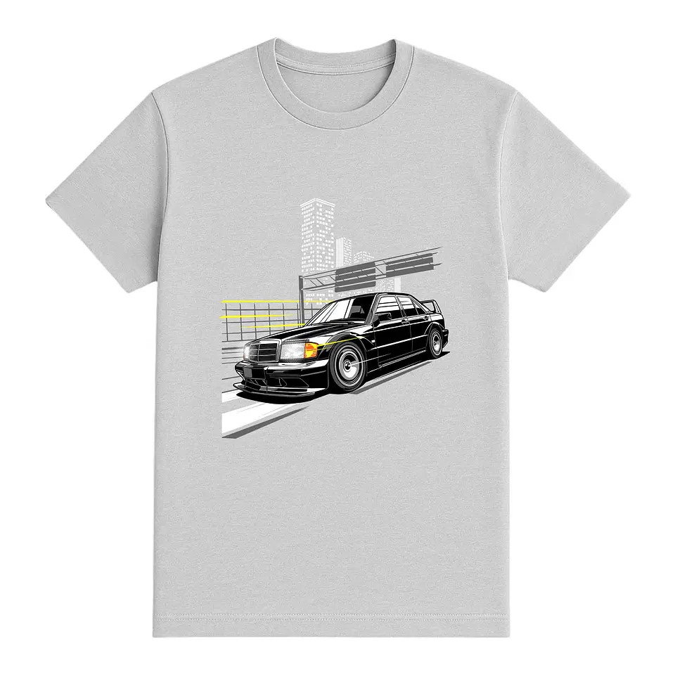 Camiseta coches – Mercedes W201: Clásico de Autopista 1
