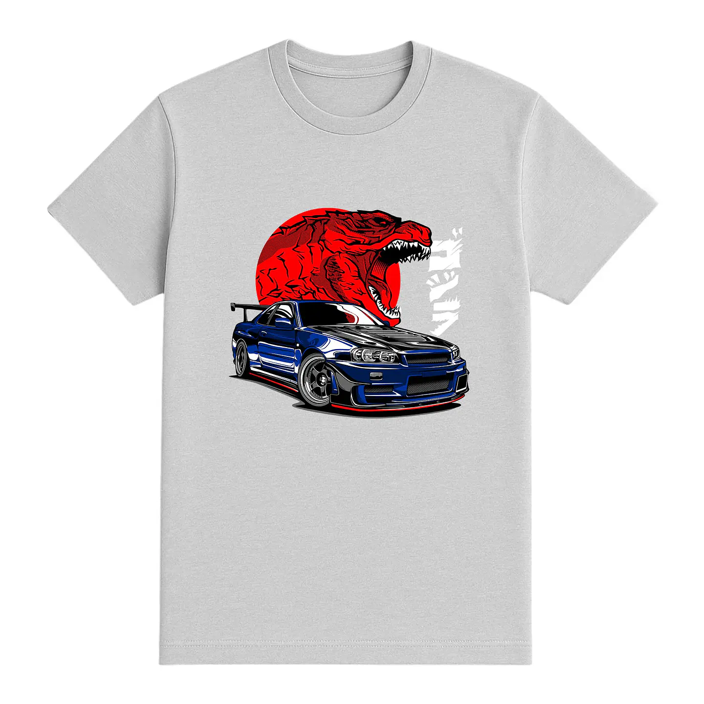 Camiseta coches – Rugido de Asfalto Prehistórico 1