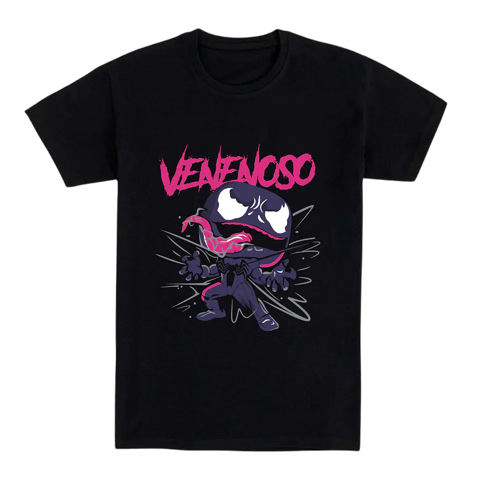 Camiseta friki – Estilo chibi con actitud salvaje 1
