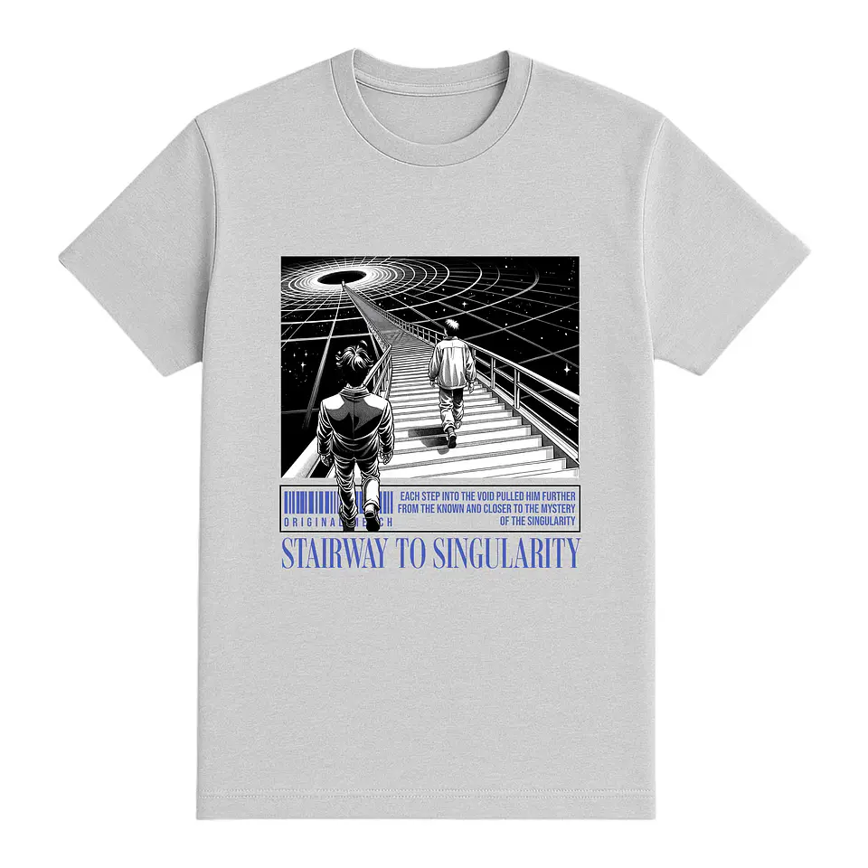 Camiseta Japón/anime – Escalera hacia la Singularidad 1