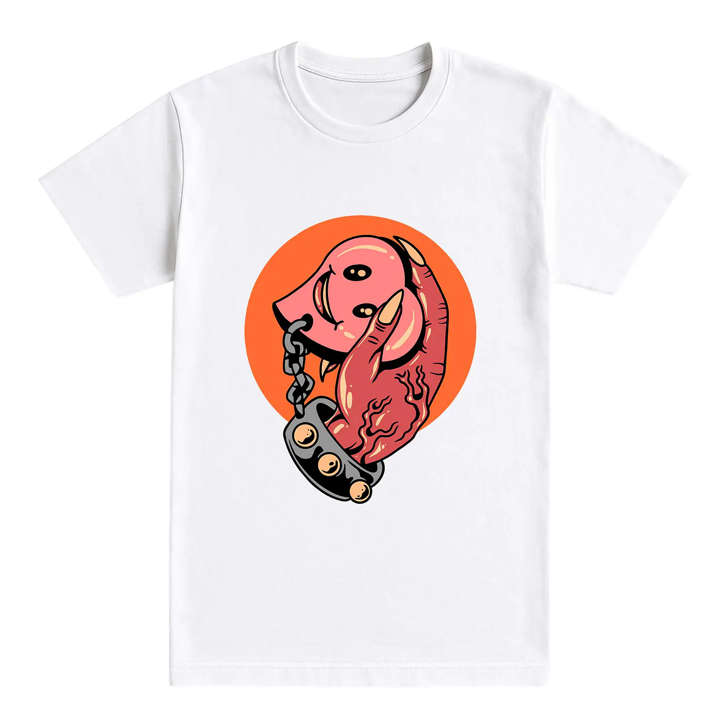 Camiseta Japón/anime – Demonio Kawaii Encadenado 1