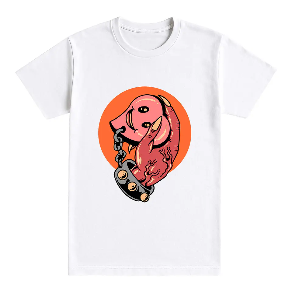 Camiseta Japón/anime – Demonio Kawaii Encadenado 1