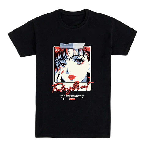 Camiseta Japón/anime – Feeling Great Girl