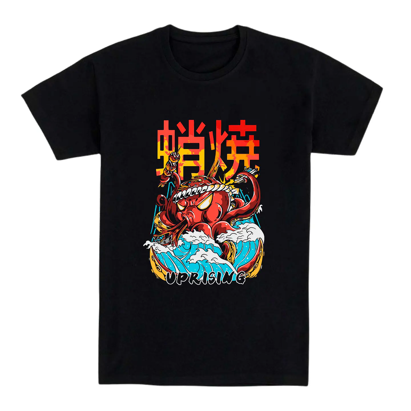 Camiseta Japón/anime – Rebelión del Pulpo Rojo 1